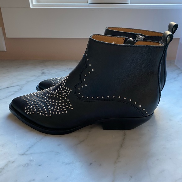 Dolce Vita Uma Black leather studded bootie - Picture 7 of 9
